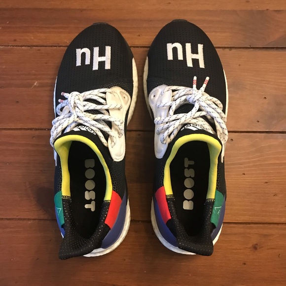 Pharrell x Solar Hu Glide Black 🔥🔥🔥🔥🔥